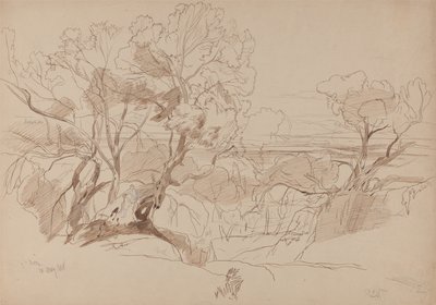 Santa Decca, Korfu von Edward Lear